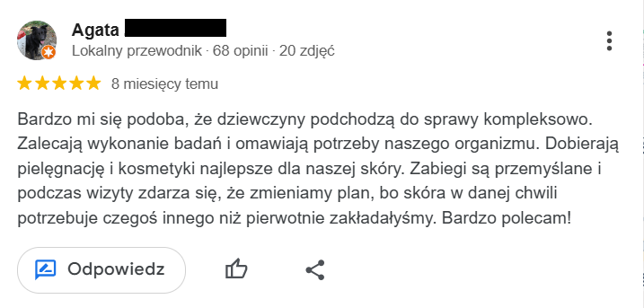 Opinie klientów Salonu Misja Perfekcja